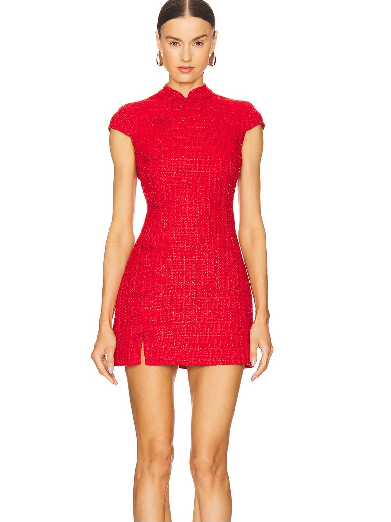 Sau Lee Nwot Natasha Tweed Mini Dress